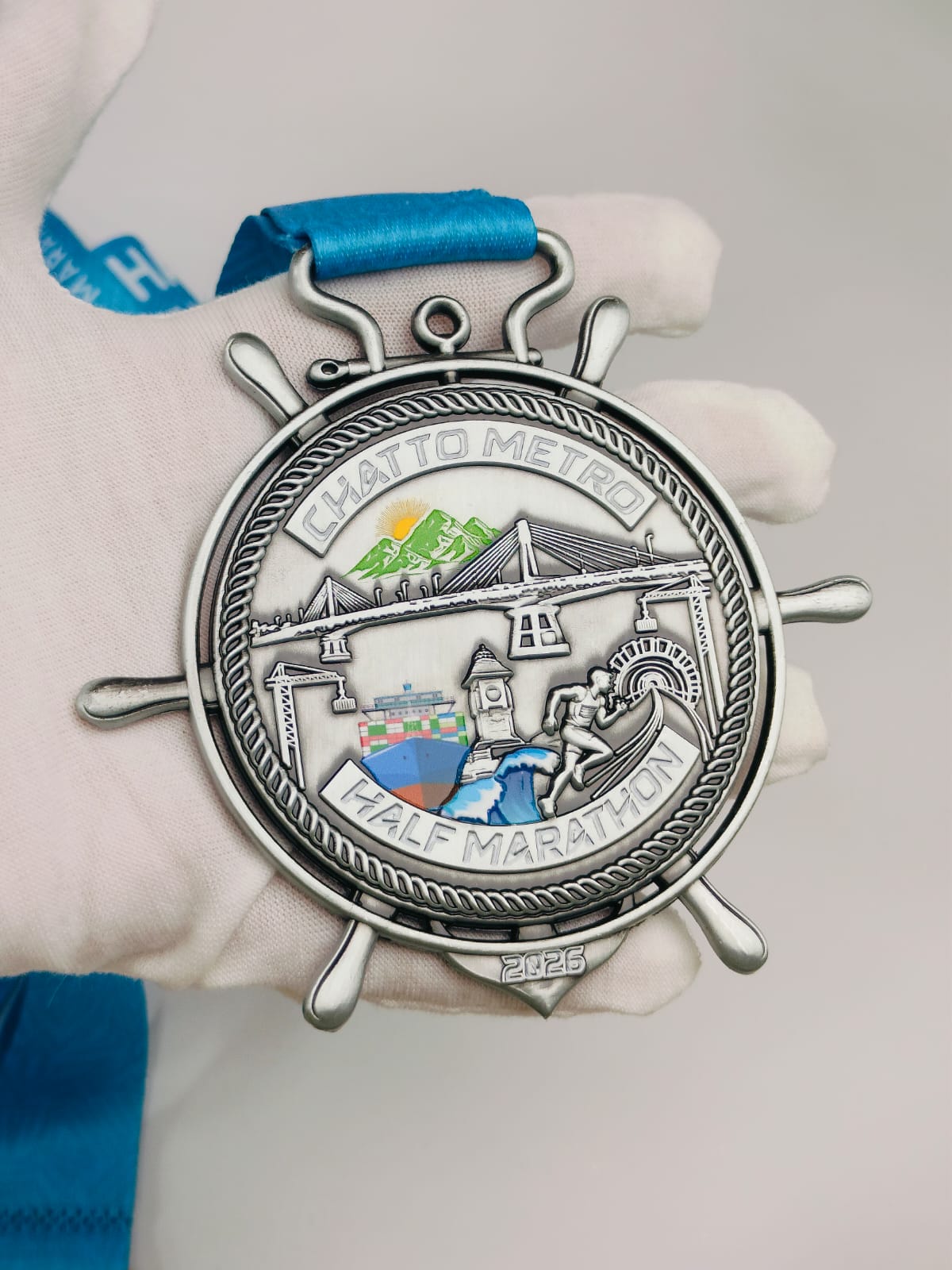 10 KM SILVER finisher medal