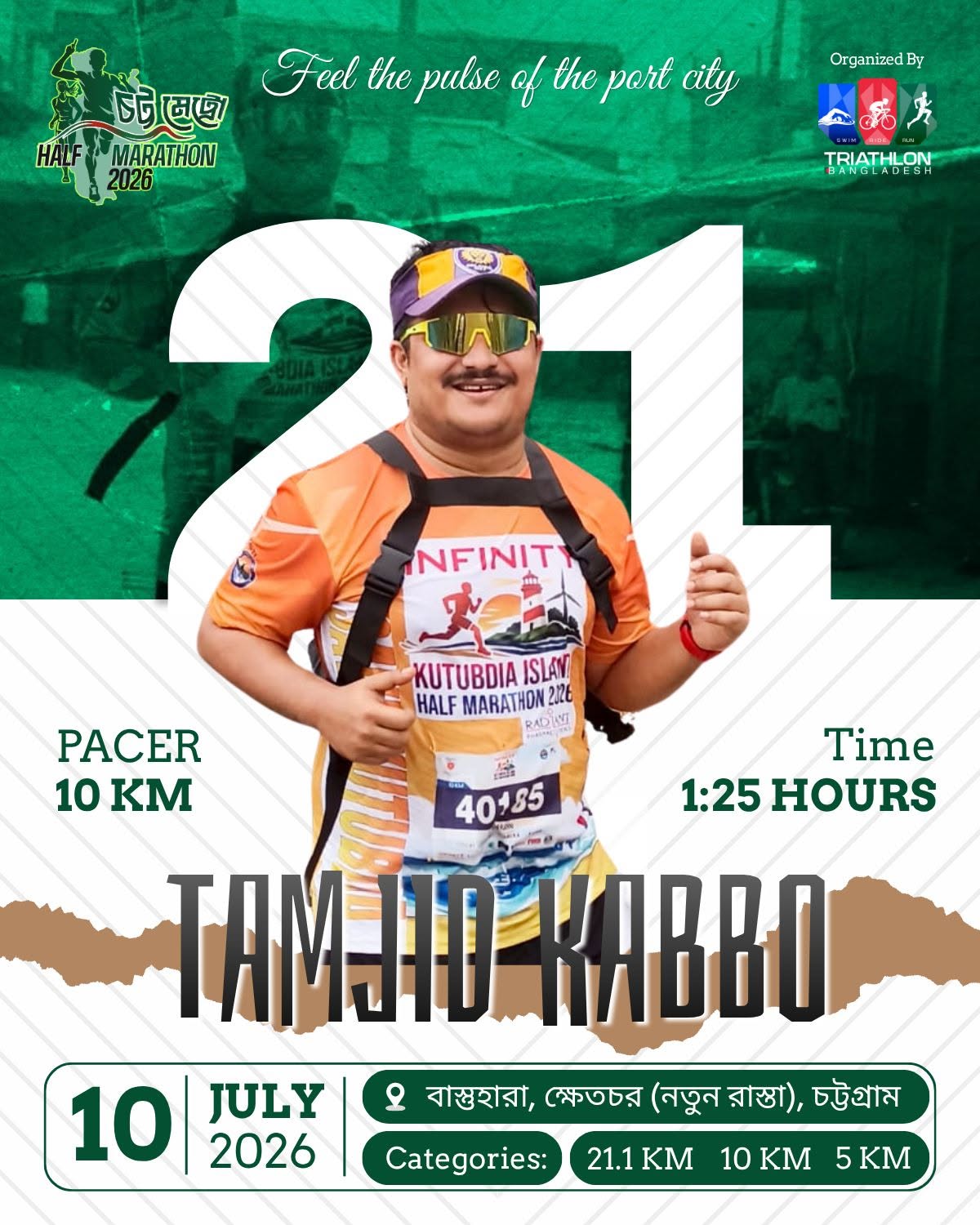 10 KM Pacer — Tamjid Kabbo